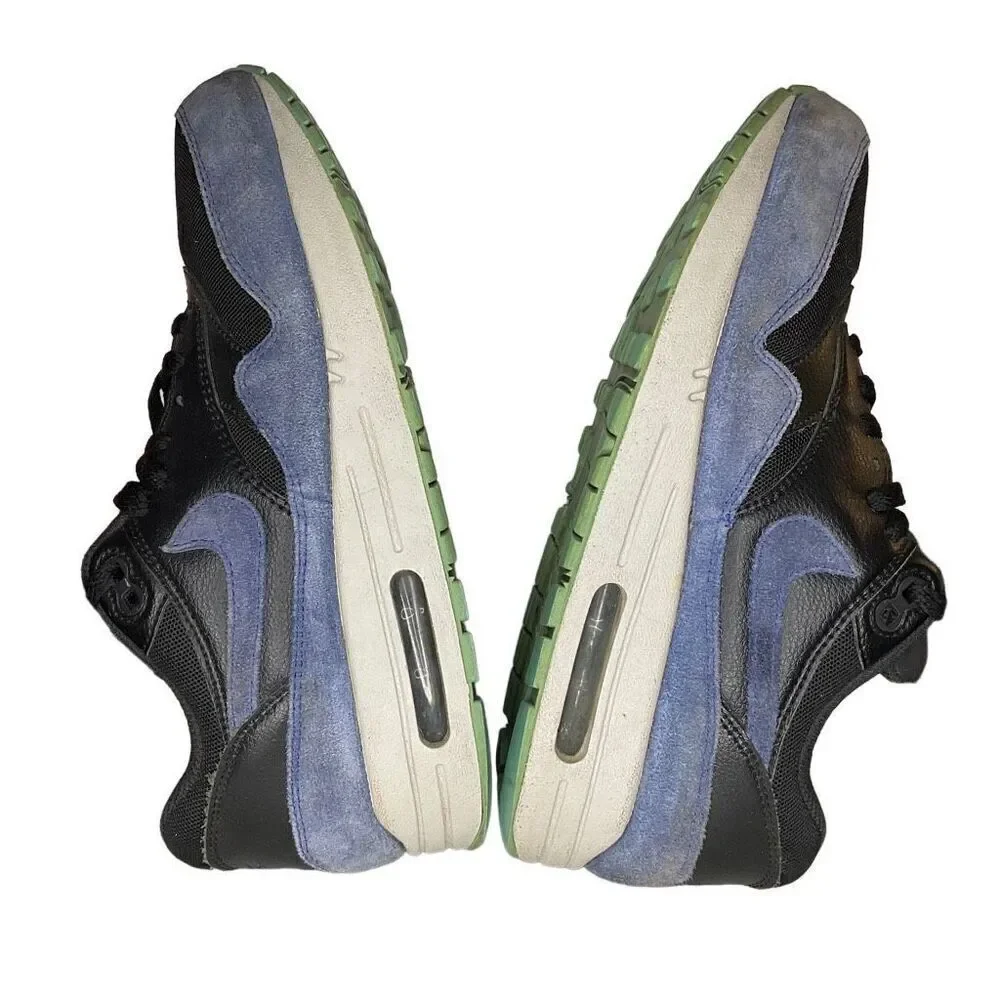 Nike Air Max 1 Essential 2015 Women's Size 9 Black/Deep Royal 599820-016